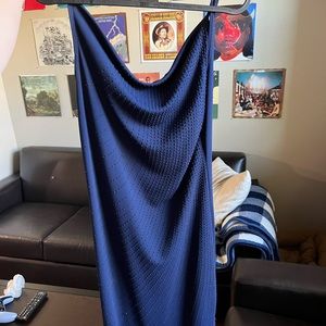 Vintage Navy Blue Dress